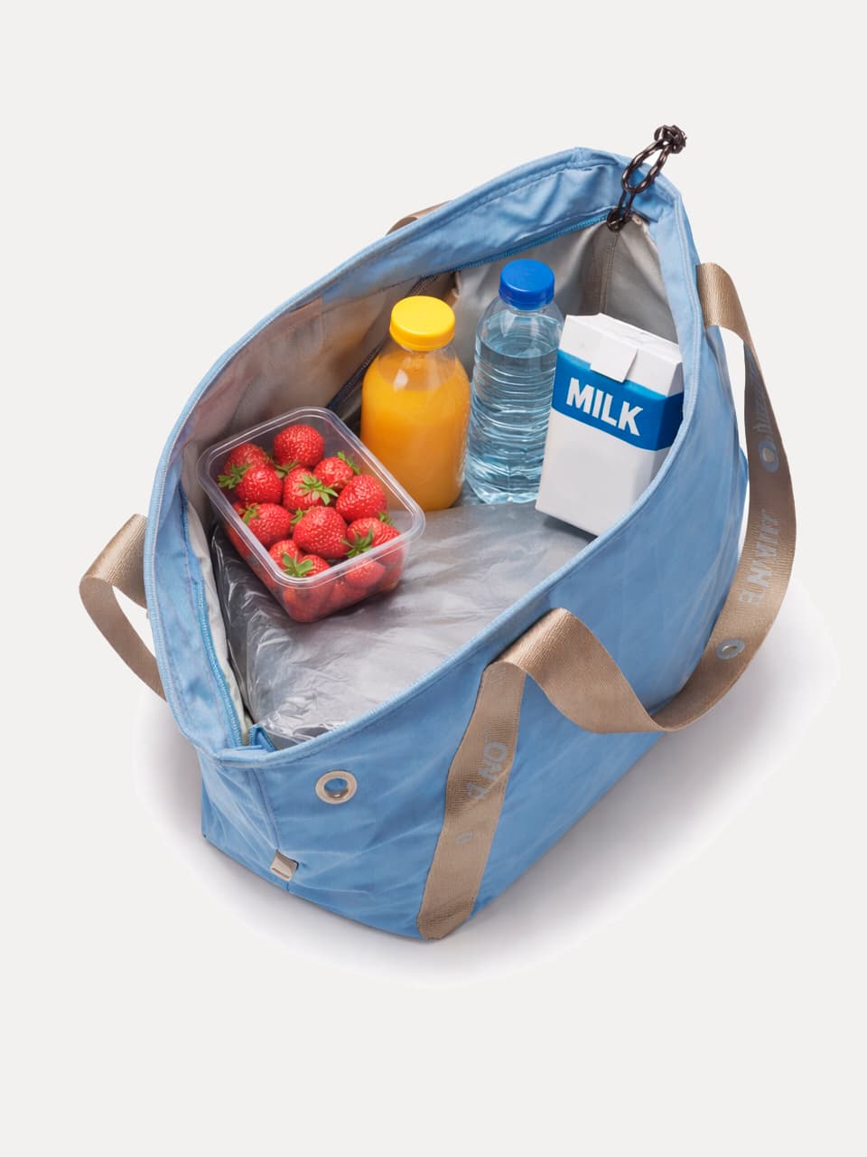 Bolso Lunch Tote Celeste vista 2