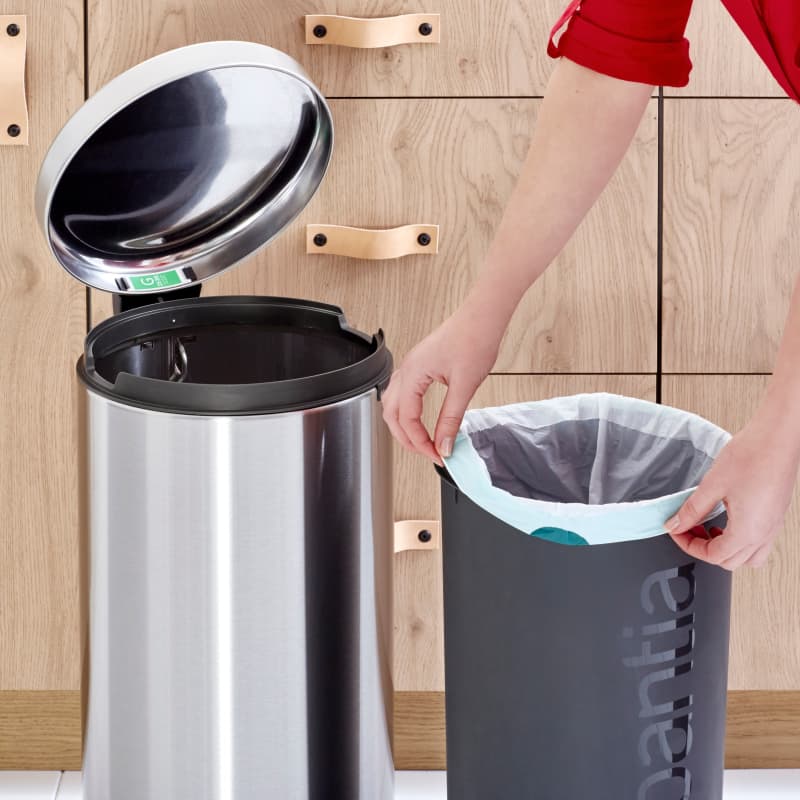 Cubo Pedal Acero Mate - Vista 3