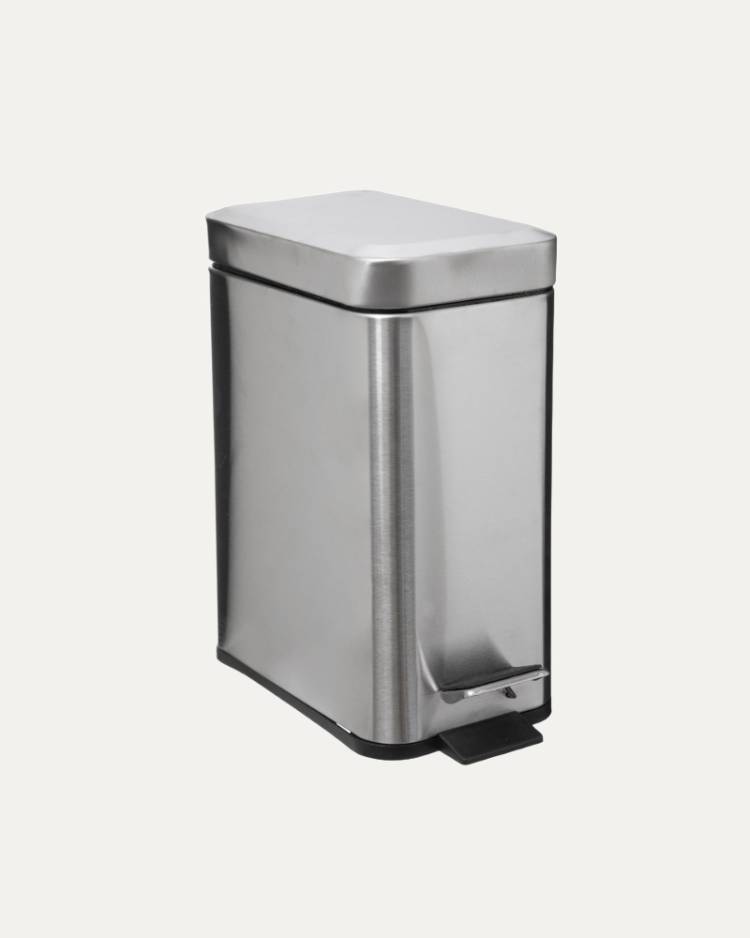 Cubo Pedal Plata