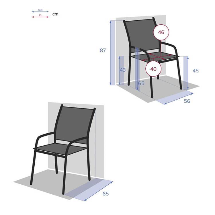 Sillón Piazza Antracita - Vista 4