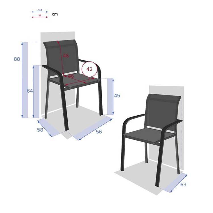 Sillón Essentia Antracita - Vista 4