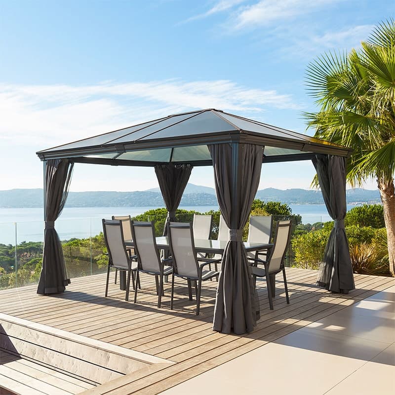 Cenador Belize Grafito - Vista 3