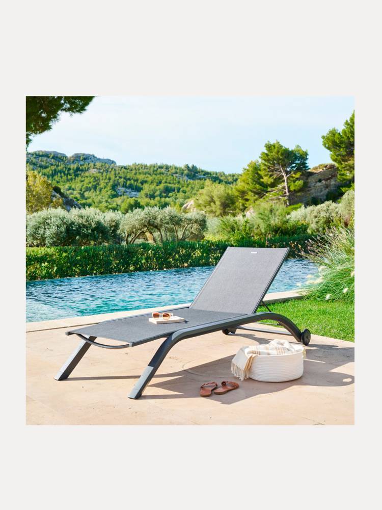 Tumbona Jimani Grafito vista 2