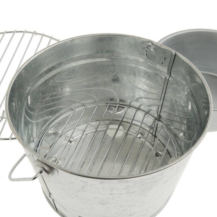 Barbacoa Cubo Zinc vista 2