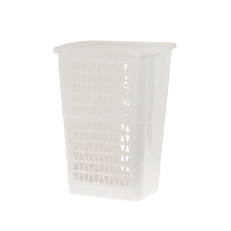 Cesta Ropa Blanco vista 2