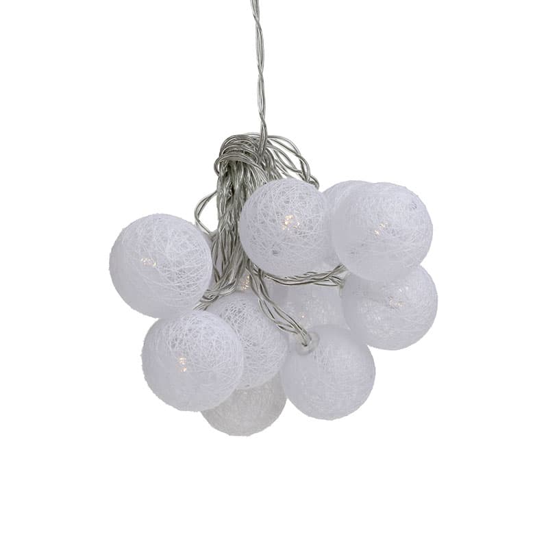 Guirnalda 10 Led Bola Bco vista 2