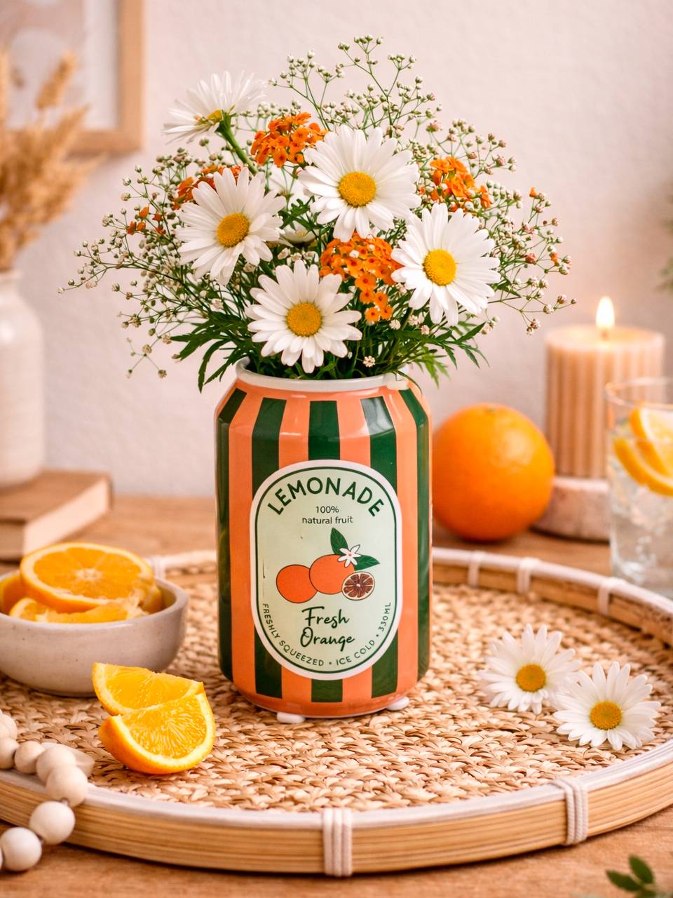 Florero Naranjada vista 2