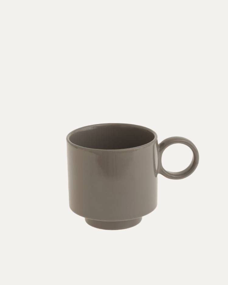 Taza Retro Gris
