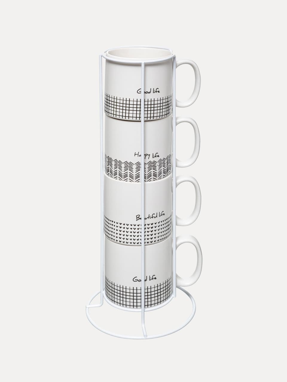 Juego Tazas Life Soporte