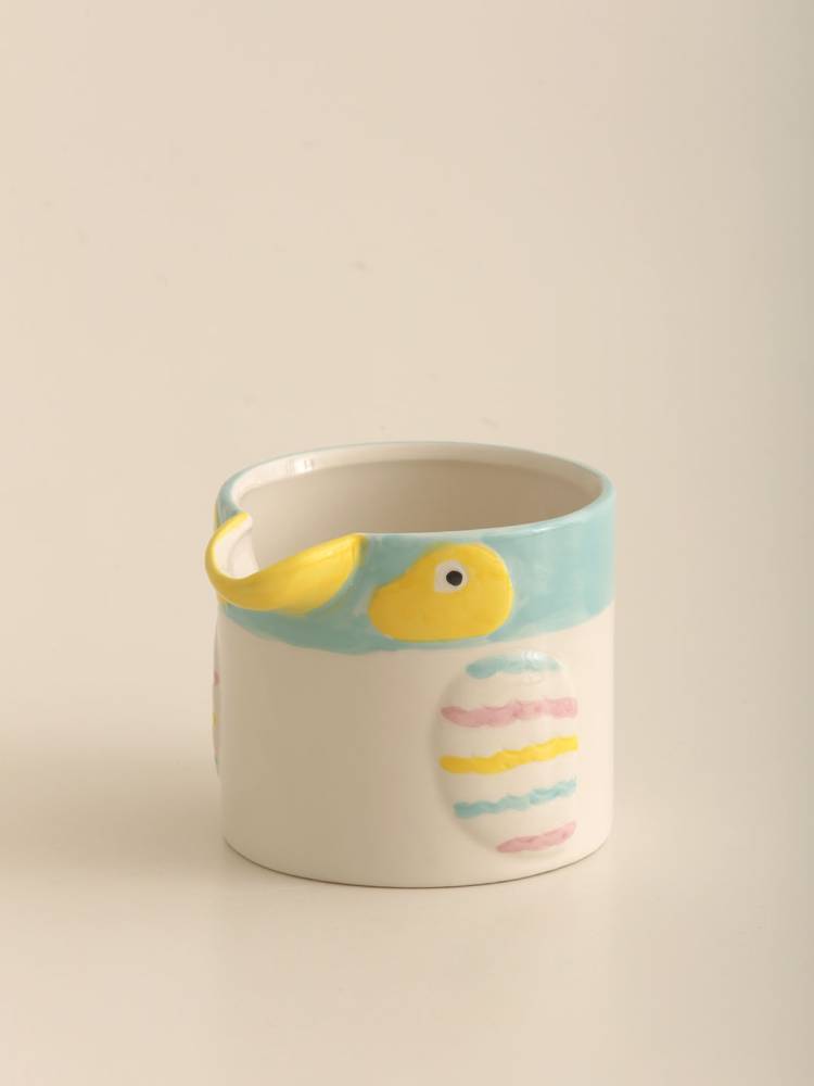 Macetero Loro vista 2