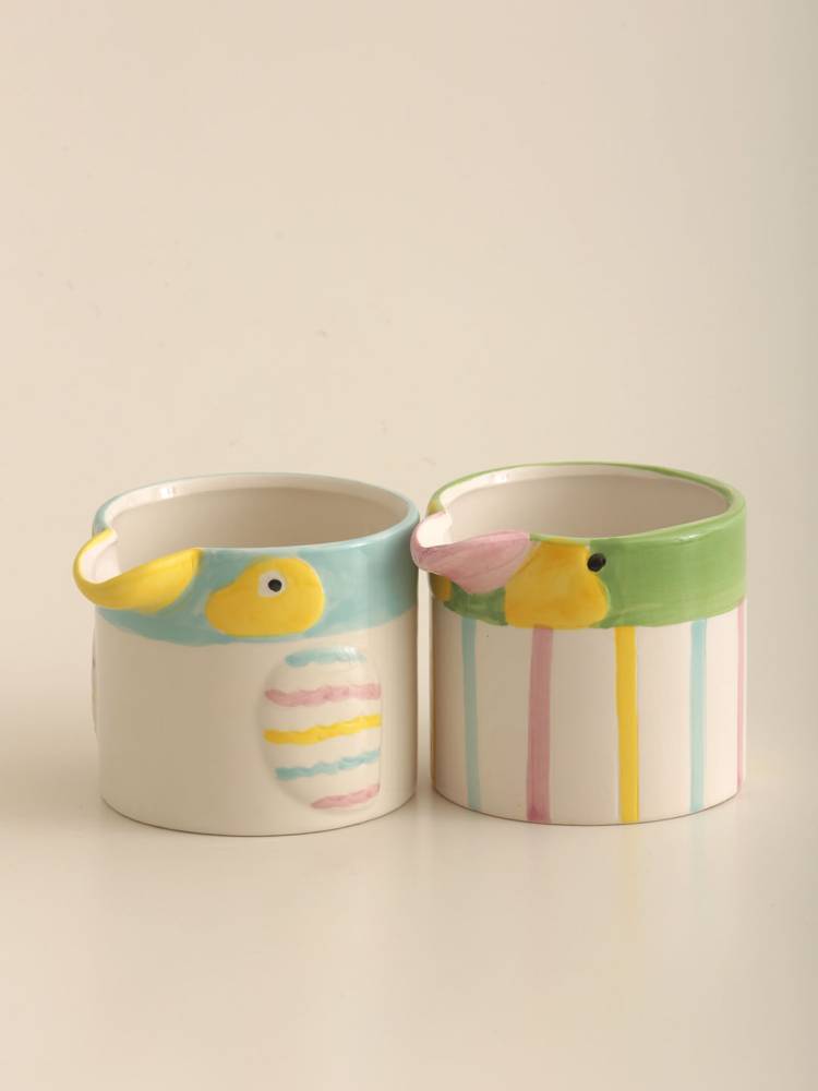 Macetero Loro - Vista 3