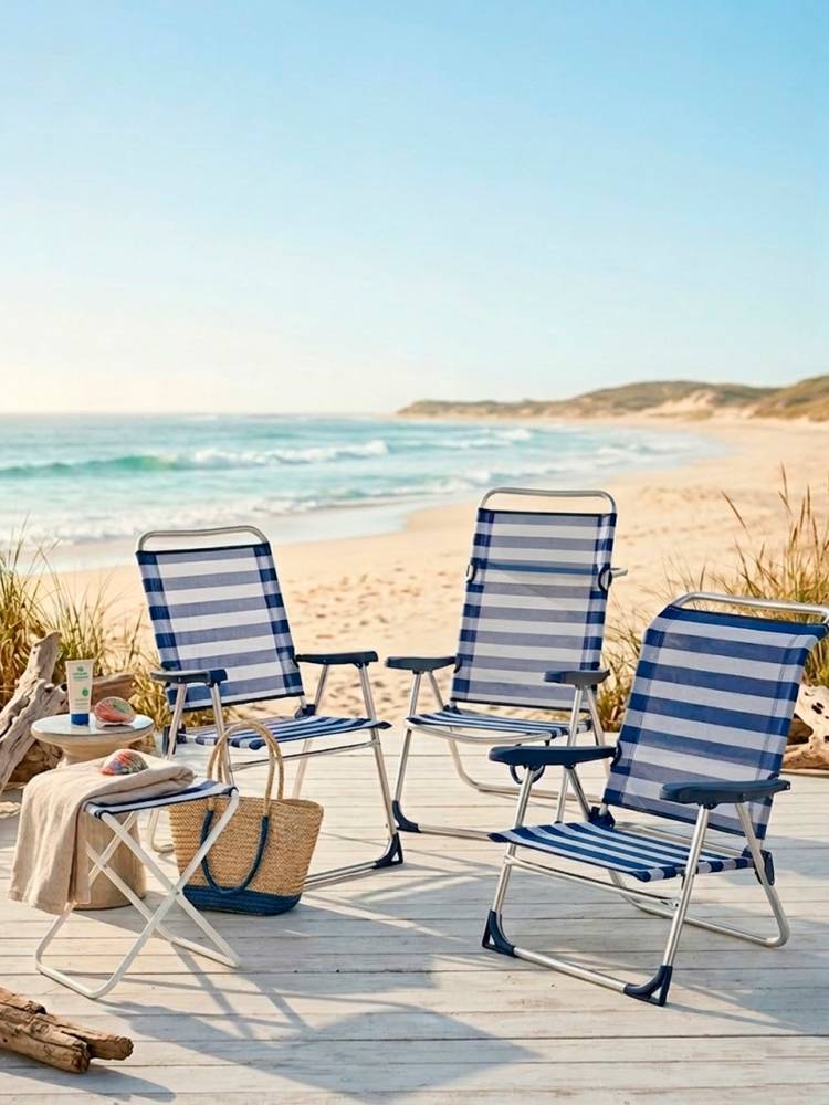 Taburete Bco+Azul vista 2