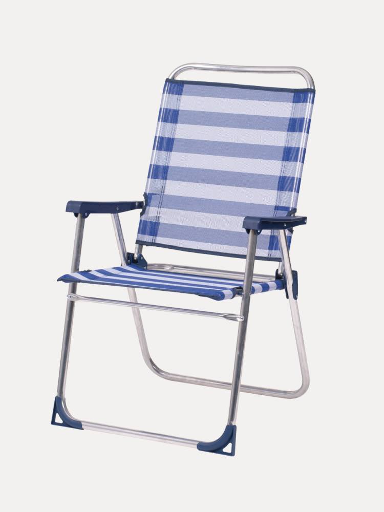 Silla Playa Bco+Azul