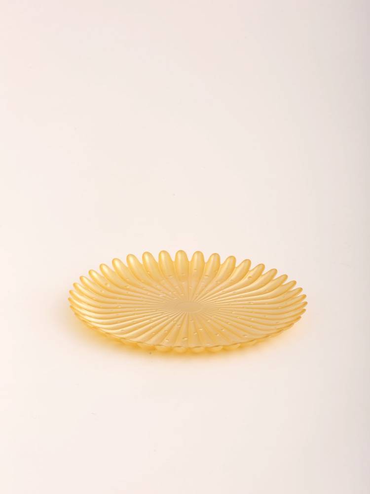 Plato Postre Flor vista 2
