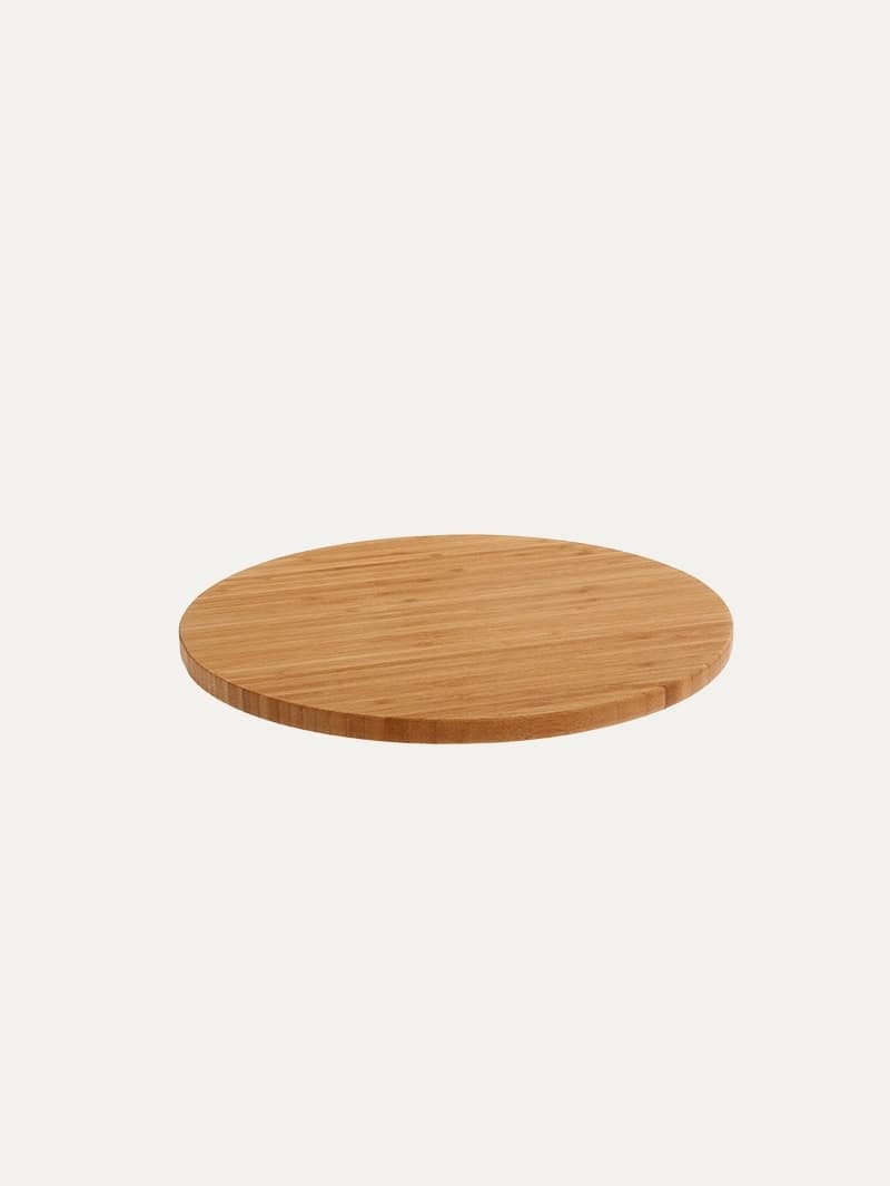 Plato Giratorio Bambú