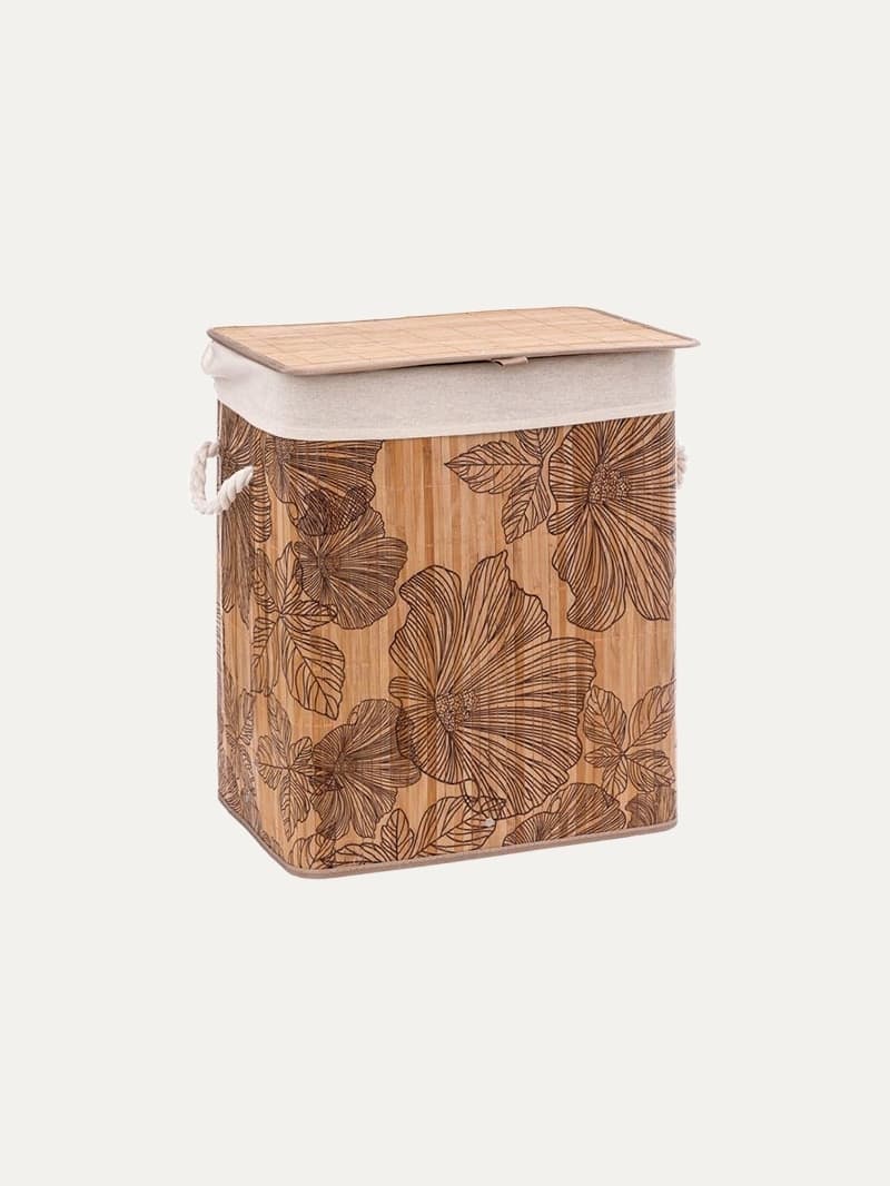 Cesta Ropa Black Flora