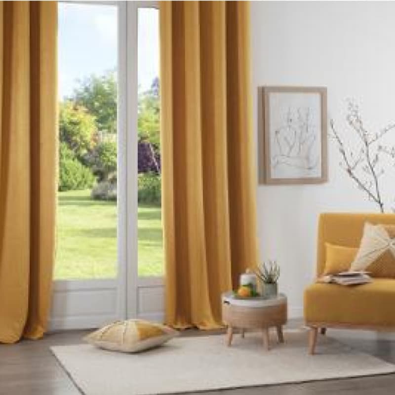 Cortina Ocultante Ocre vista 2