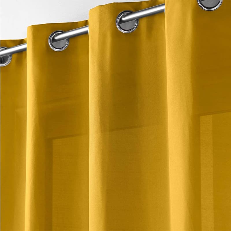 Cortina Absoluta Mostaza vista 2