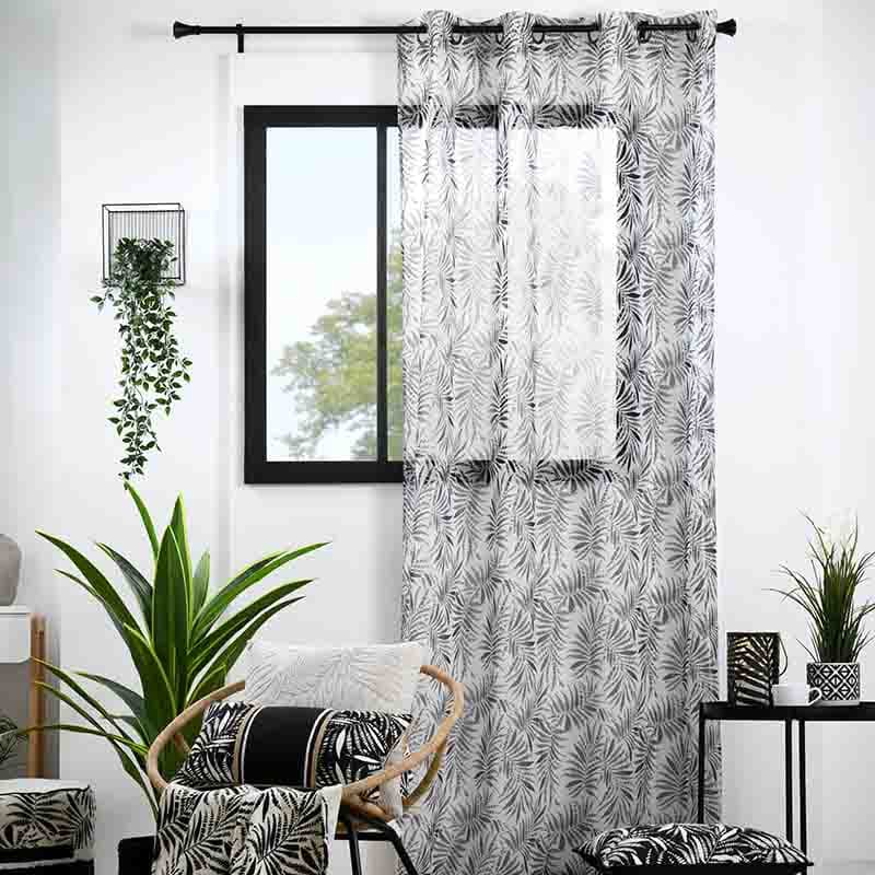 Visillo Ziana Negro vista 2