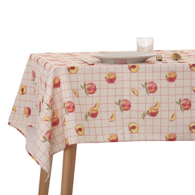 Mantel Melocotones vista 2