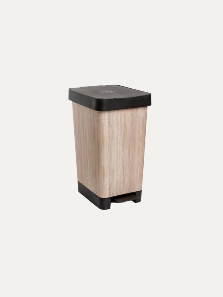 Cubo Pedal Deco Madera
