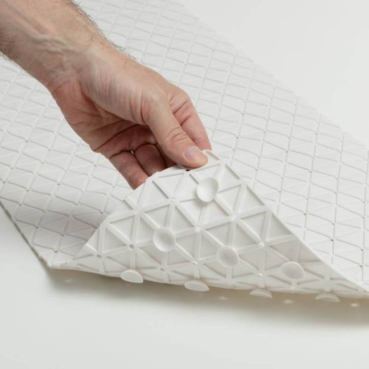 Alfombra Ducha Blanca vista 2