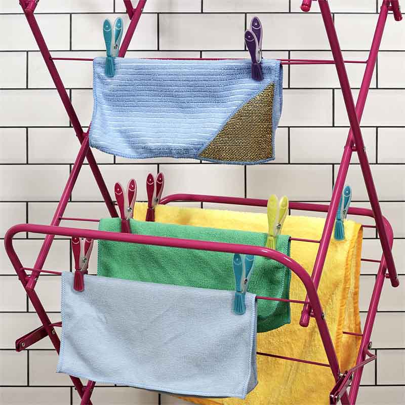 Juego Pinzas Ropa F/Pez vista 2