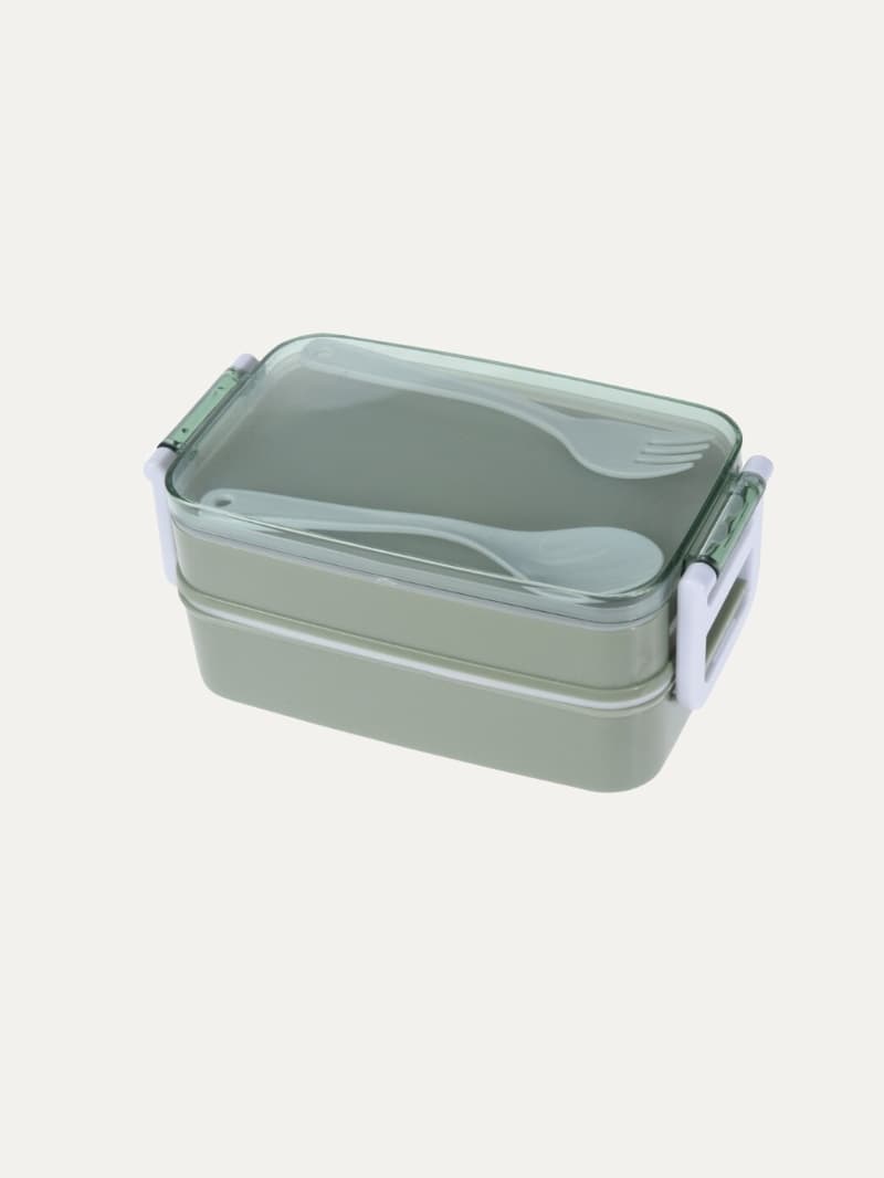 Fiambrera+Cubiertos Doble