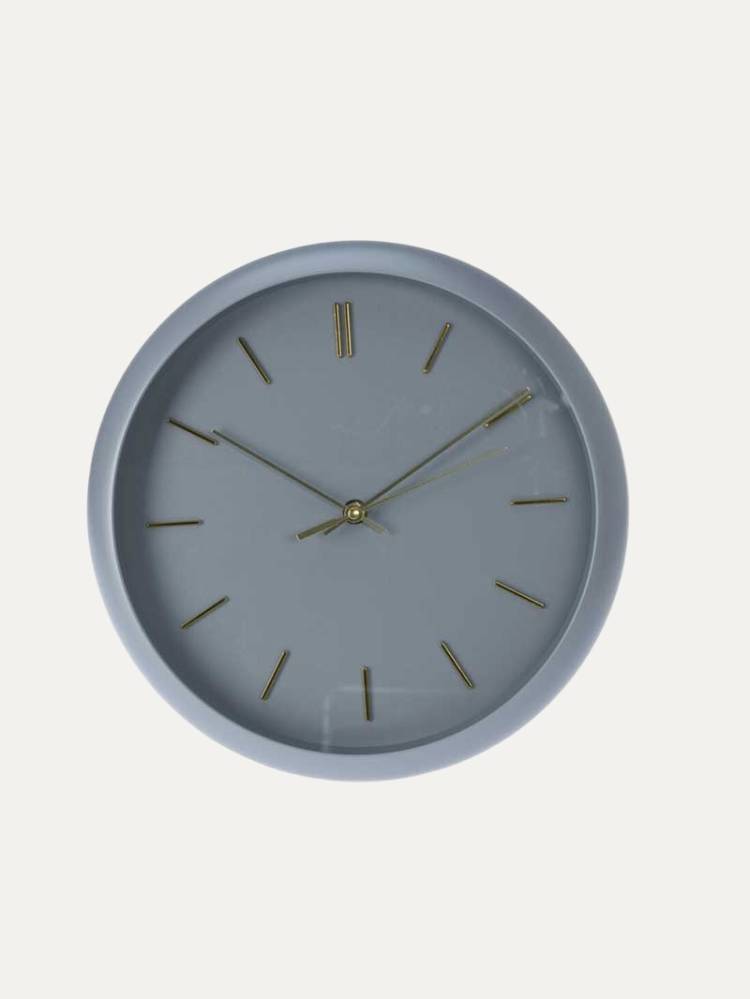 Reloj Pared Números Dorad