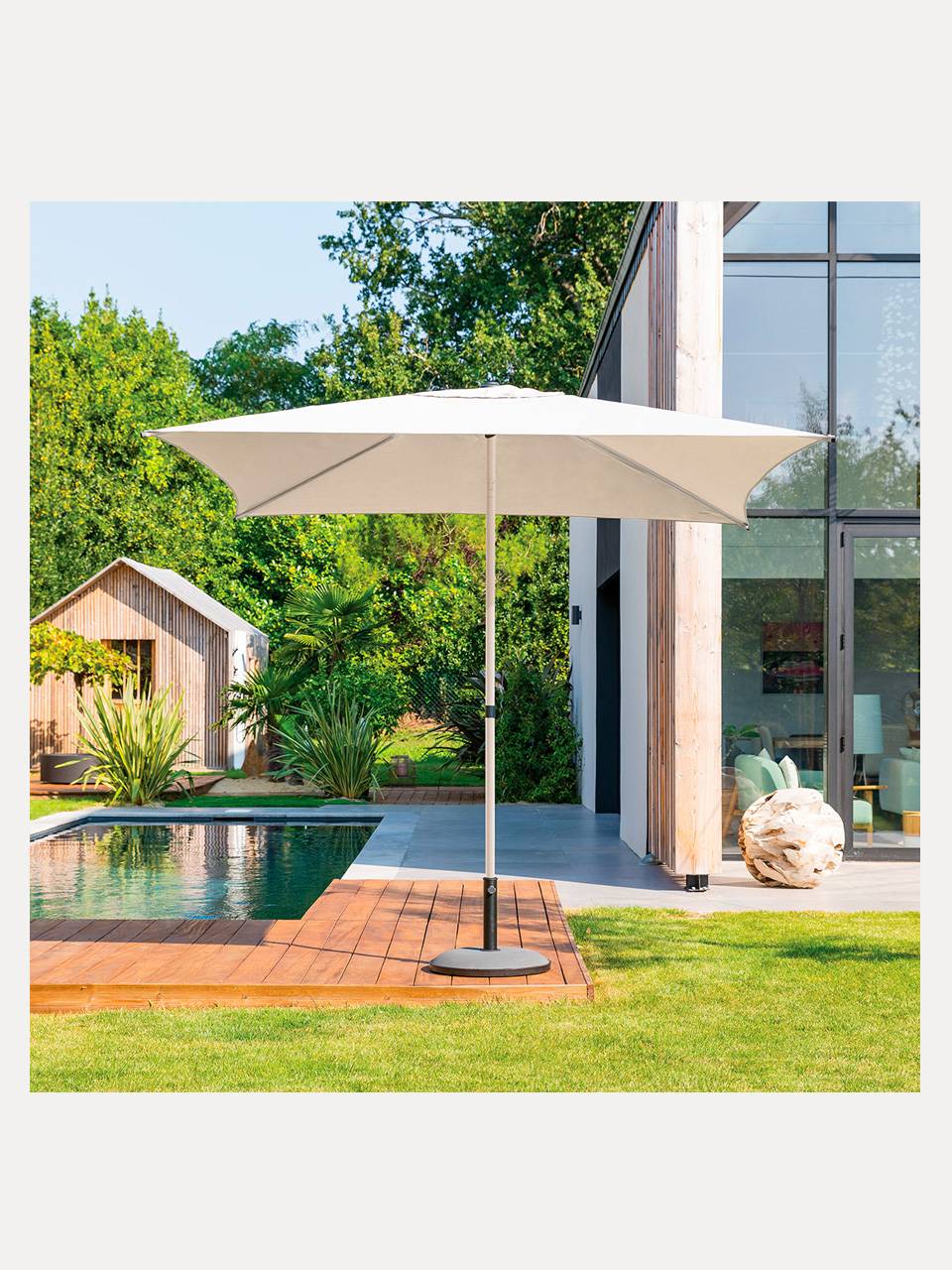 Base Sombrilla Gris vista 2