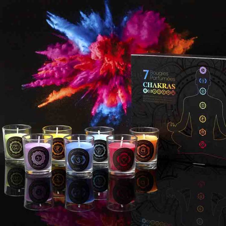 Vela Perfumada Chakra Set vista 2