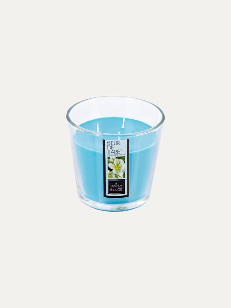 Vela E/Vaso Flor Tiaré