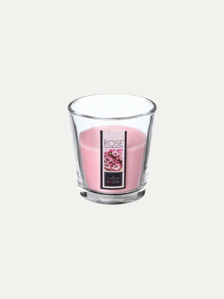 Vela E/Vaso Rosa