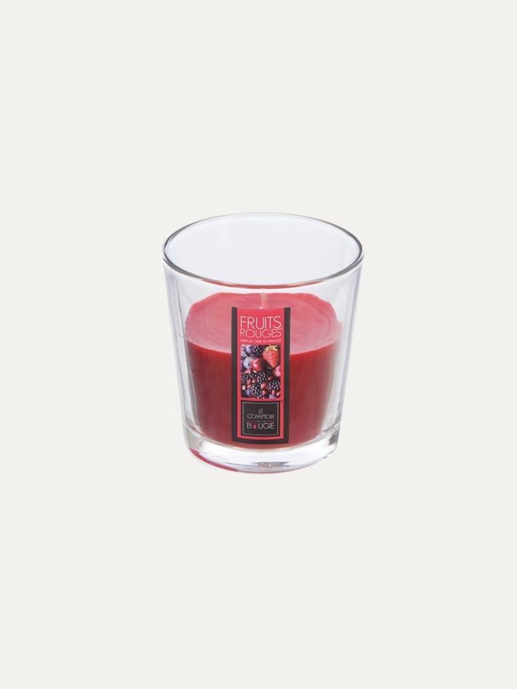 Vela E/Vaso Frutos Rojos