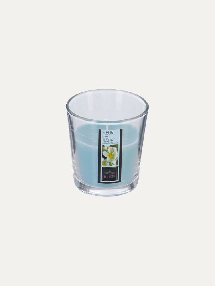 Vela E/Vaso Flor Tiaré