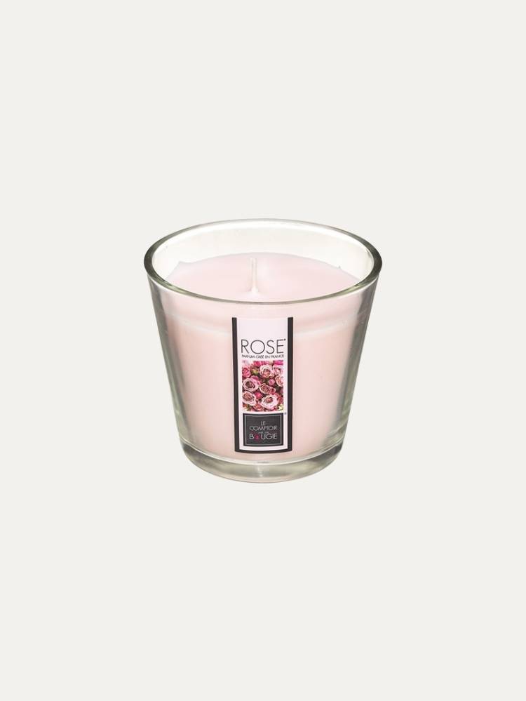Vela E/Vaso Rosa