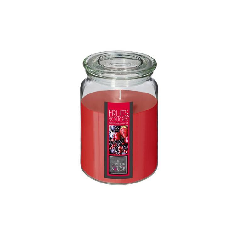 Vela E/Tarro Frutos Rojos