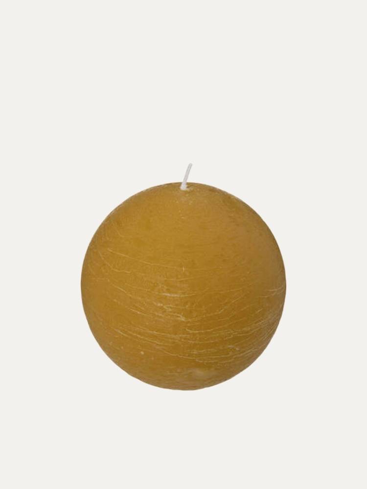 Vela Olia Rustic Amarilla