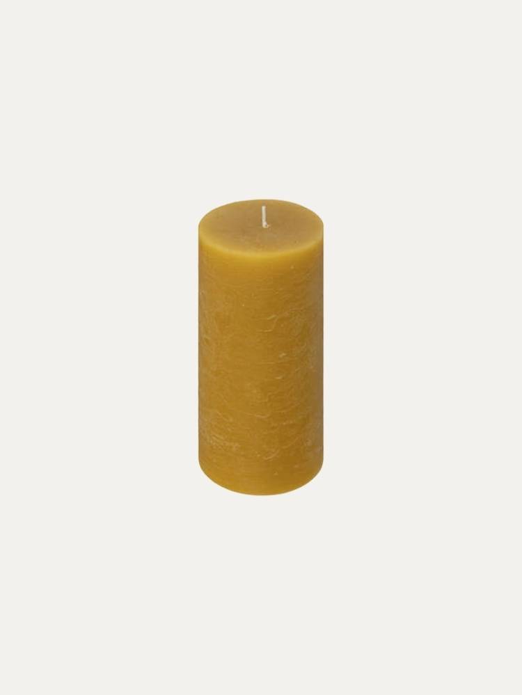 Vela Rustic Amarilla