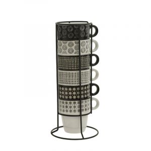 Rocasa Juego Tazas Ethnik Soport