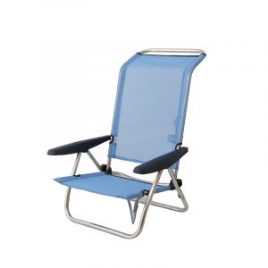 Silla Tumbona Azul