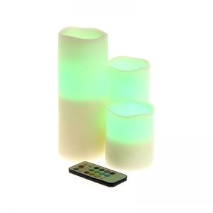 Rocasa Juego Velas Led+Mando